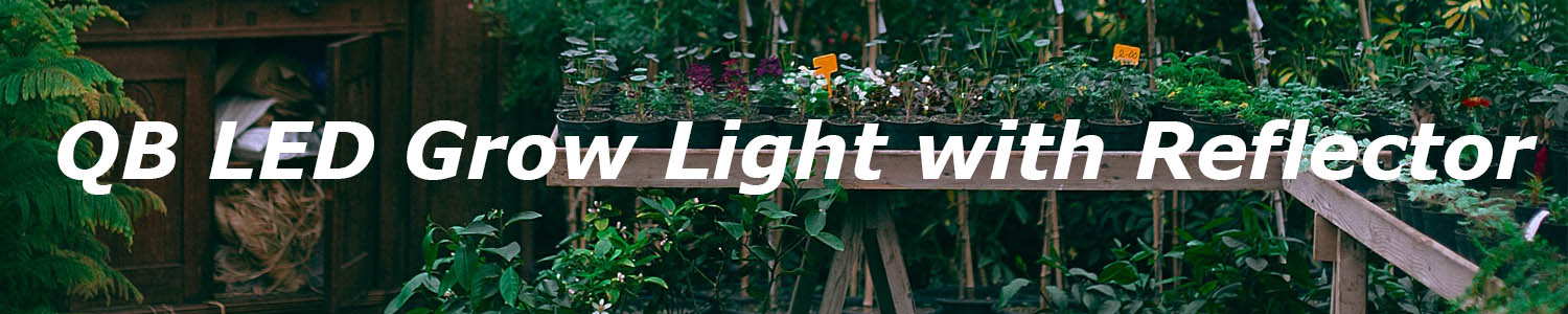 PHLIZON qb led grow light with reflector