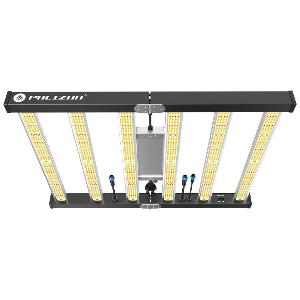 PHLIZON LED Grow Light PHLIZON FD4000 420W Full-spectrum Daisy Chain Dimmable Cost-effective High-yield Commercial LED Grow Light for 4×4 PH-FD45-E