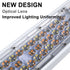 PHLIZON Grow Light PHLIZON ‎PH-FD04-I 1000W Full-spectrum Dimmable LED Grow Light with Optical Lens Improved Lighting Uniformity ‎PH-FD04-I