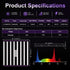 PHLIZON Grow Light PLANTLUX 1000W Full Spectrum LED Grow Lights with UV IR Commercial Grade Cost-Effective Led Growing Light Foldable & Dimmable for Indoor Growing Lamp 6x6ft Core Coverage PH-1060W-PRO
