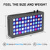 PHLIZON US Official Store Wills Aquarium Light 100W Full Spectrum LED Reef Lights for Coral Saltwater Fish Tank, Soft/LPS Corals Blue/White Dual Dimmable Channels,55 Premium SMD LEDs, Daisy Chain Design, Hanging Kit